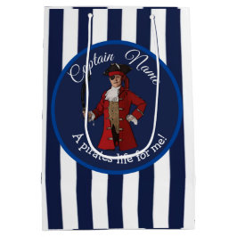 Nautical Blue Boy Pirate Mittlere Geschenktüte