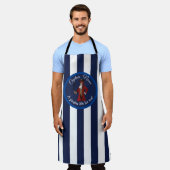 Nautical Blue Boy Pirate Schürze (Getragen)