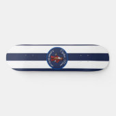 Nautical Blue Boy Pirate Skateboard (Horizontal)