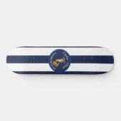 Nautical Blue Boy Pirate Skateboard (Horizontal)