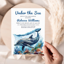 Nautical Blue Boy unter der Sea Baby-Dusche