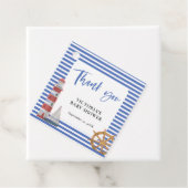 Nautical Blue Danke Baby Dusche Geschenkanhänger (Beispiel)