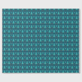 Nautical Blue Design Geschenkpapier (Flach)