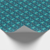 Nautical Blue Design Geschenkpapier (Ecke)