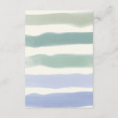 Nautical Blue Diaper Raffle Simple Boy´s Shower Begleitkarte (Rückseite)