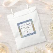 #Nautical Blue & Gold #Anchor Event #Wedding Geschenktütchen (Ausgeschnitten)