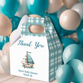 Nautical Blue "Oh, Baby" Baby Dusche Geschenkboxen Geschenkschachtel