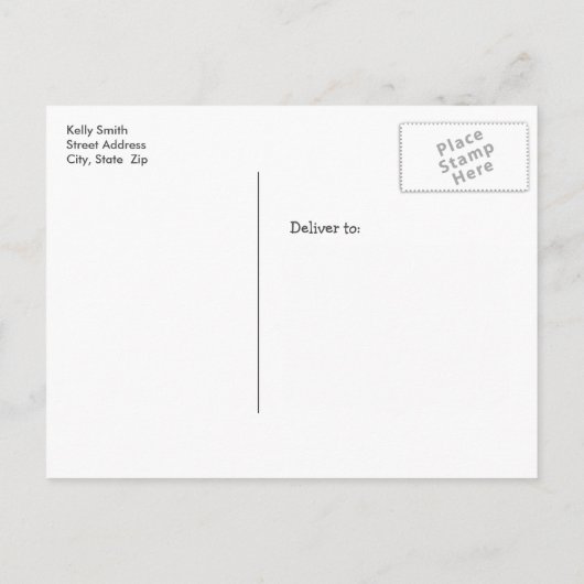 Nautical Blue und Orange Anchor Baby Dusche Einladungspostkarte (Rückseite)