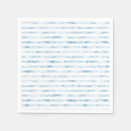 Nautical Blue Wave Serviette (Vorderseite)