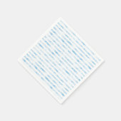 Nautical Blue Wave Serviette (Ecke)