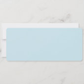 Nautical Blue Wood Rope Starfish Segeln Karte (Rückseite)