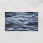 Nautical Bluish Gray Watercolor Glitzer Anchor Visitenkarte (Rückseite)