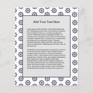 Nautical Boat Captain Saibei Anchor Flyer