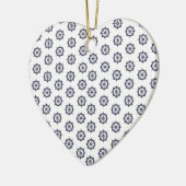 Nautical Boat Captain Saibei Anchor Keramik Ornament (Links)