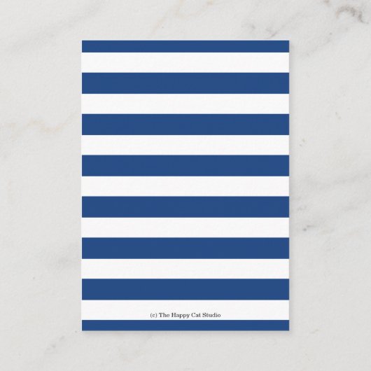 Nautical Boat Wie Big Mommy's Bauch Game Card Begleitkarte (Rückseite)