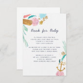 Nautical Book for Baby Begleitkarte (Vorne/Hinten)