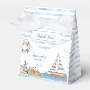 Nautical Boy Baby Dusche Vielen Dank Geschenkschachtel