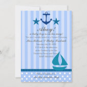 Nautical Boy Einladung (Vorderseite)