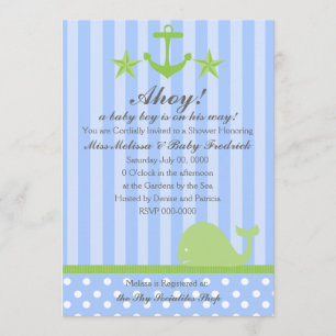 Nautical Boy Einladung