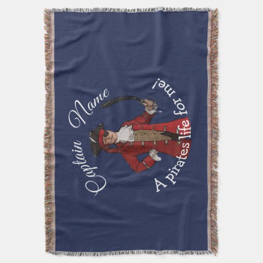 Nautical Boy Party Pirate Decke (Vorderseite Vertikal)