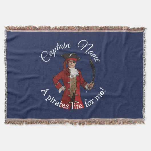 Nautical Boy Party Pirate Decke (Vorderseite)