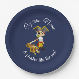Nautical Boy Party Pirate Pappteller