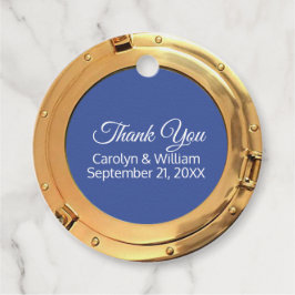 Nautical Brass Port Hole Hochzeit Geschenkanhänger