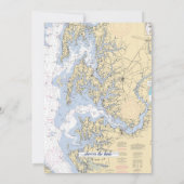 Nautical Bridal #Shower #Annapolis Maryland Einladung (Rückseite)