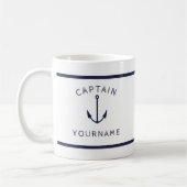 Nautical Captain Anchor mit Ihrer Tasse (Links)