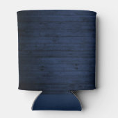 Nautical Captain Anchor Rope Blue Wood Dosenkühler (Rückseite)