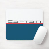 Nautical Captain Sport Strip Mousepad (Mit Mouse)