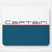 Nautical Captain Sport Strip Mousepad (Vorne)