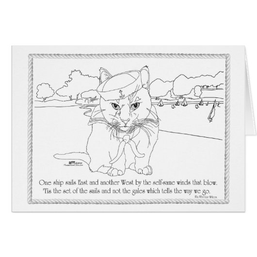 Nautical Cat - Anpassung des Set Ihrer Segel (Vorderseite (Horizontal))