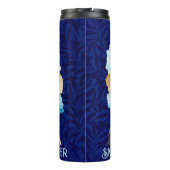 Nautical Cat Geschenke für Bootseigner Segler Thermosbecher (Rückseite)