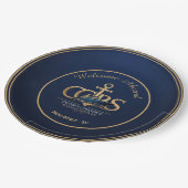 Nautical CCBS Merch. Papierteller (Schrägansicht)