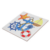 Nautical Ceramic Tile Fliese (Seite)