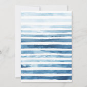 Nautical Charm: Junge Babydusche Einladung (Rückseite)