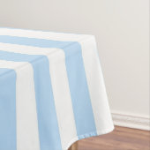 Nautical Chic Pastel Blue Stripes Pattern Spring Tischdecke (Beispiel)