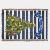 Nautical Christmas Tree Custom Decke (Vorderseite)