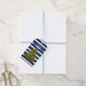 Nautical Christmas Tree Custom Geschenkanhänger (Mit Garn)
