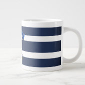Nautical Christmas Tree Custom Jumbo-Tasse (Rechts)