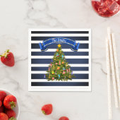 Nautical Christmas Tree Custom Serviette (Beispiel)