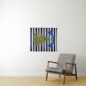 Nautical Christmas Tree Custom Wandteppich (Beispiel (Horizontal))
