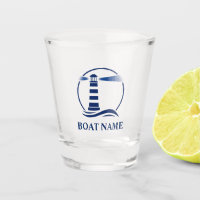 Nautical Classic Lighthouse mit Ihrem Schiffsnamen
