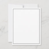 Nautical Coastal Beach Lighthouse Personalisiert Mitteilungskarte (Rückseite)