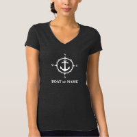Nautical Compass Ankerplatz Ihres Bootes oder Name