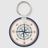 Nautical Compass Schlüsselanhänger (Vorderseite)