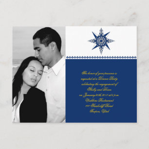 Nautical Compass Yellow Wedding Verlobung Einladung