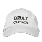 Nautical Cruise Boat Captain Custom Bestickte Baseballkappe