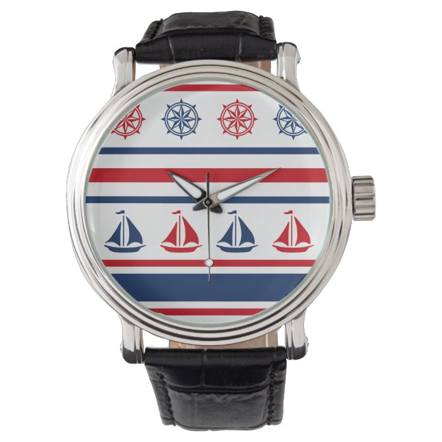Nautical Design Armbanduhr (Vorderseite)